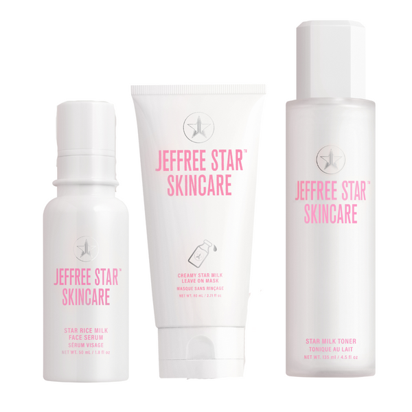 jeffree star cosmetics Ultimate Star Milk Skincare Bundle