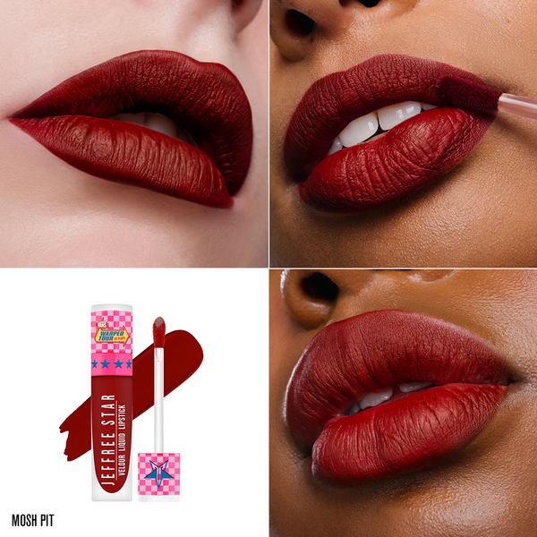 Jeffree Star Cosmetics Vans Warped Tour Velour Liquid Lipstick Trio
