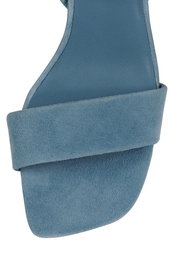 Jeffrey Campbell ADAPT-SD Heeled Sandal Pastel Blue Suede