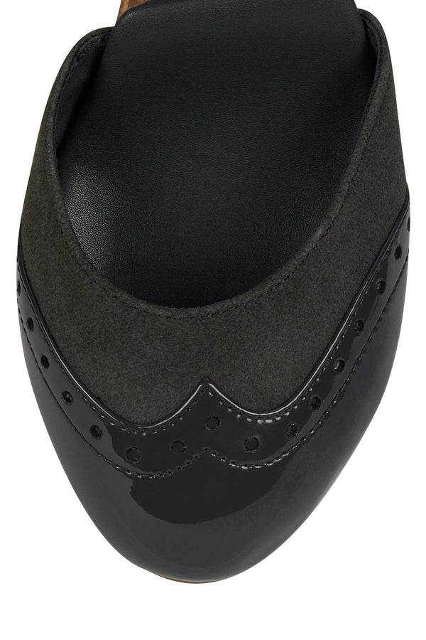 Jeffrey Campbell AMERIE Platform Pump Grey Suede Combo