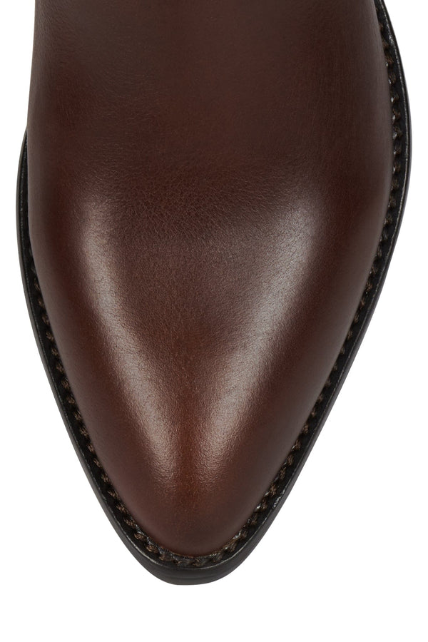 Jeffrey Campbell ANDOUILLE Knee-High Boot Dark Coffee