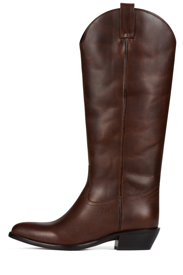 jeffrey campbell ANDOUILLE Knee-High Boot Dark Coffee