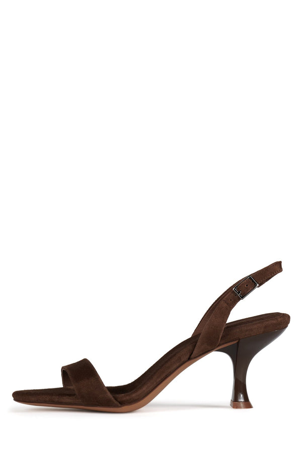 jeffrey campbell AUGUSTINE Heeled Sandal Brown Suede