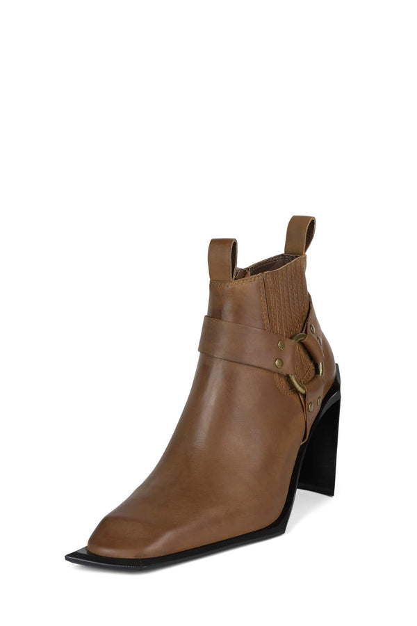 Jeffrey Campbell BAD-GUY Heeled Boot Light Tan Brushed