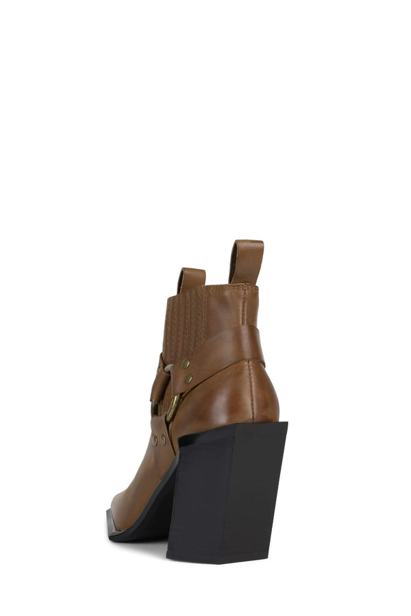 Jeffrey Campbell BAD-GUY Heeled Boot Light Tan Brushed