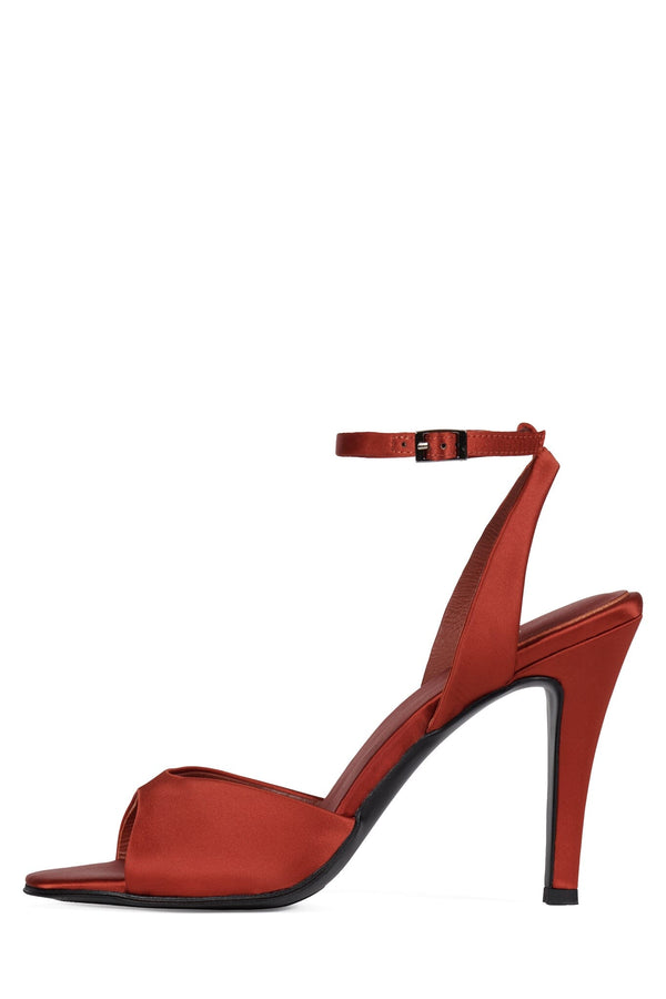 jeffrey campbell BAR-HOP Heeled Sandal Orange Satin