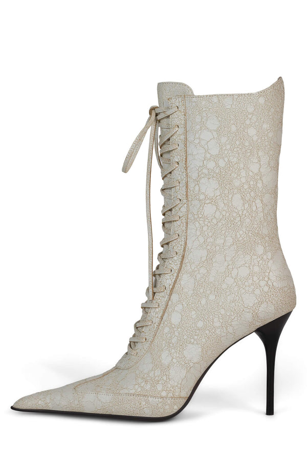 jeffrey campbell BEST-OFFER Heeled Boot Cream Distressed