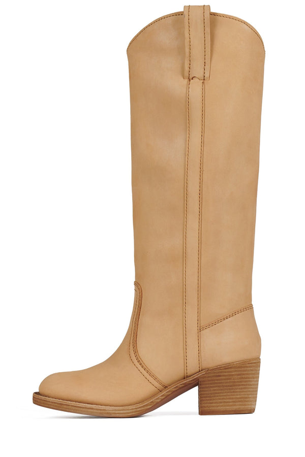 jeffrey campbell BLESSIE Knee-High Boot Natural Distressed