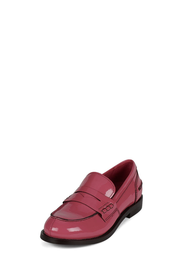 Jeffrey Campbell BOOKS-2 Loafer Pink Crinkle Patent