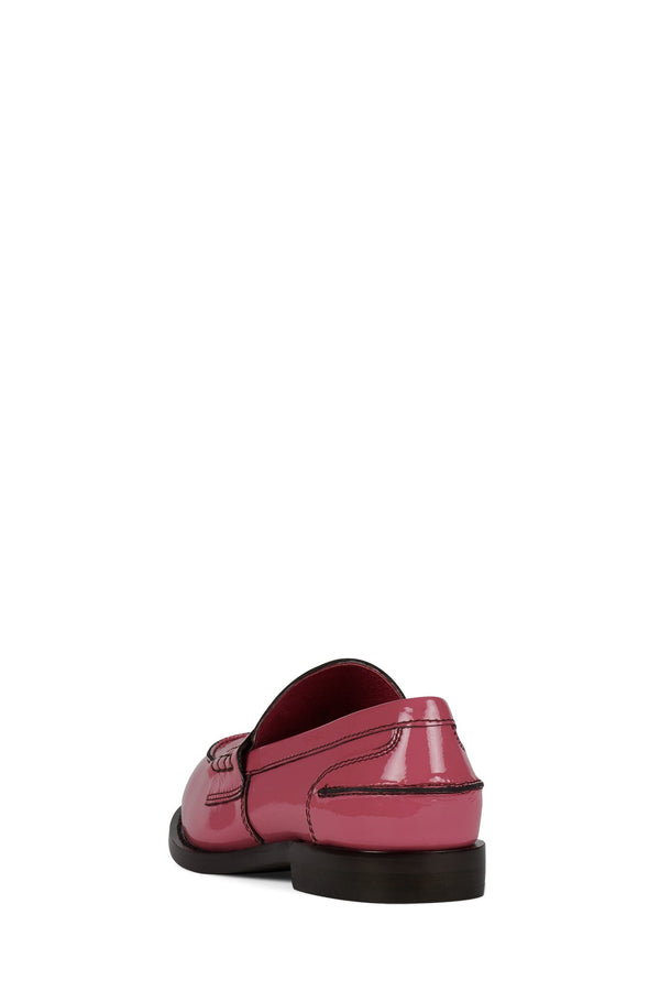 Jeffrey Campbell BOOKS-2 Loafer Pink Crinkle Patent