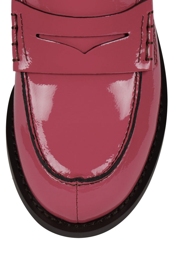Jeffrey Campbell BOOKS-2 Loafer Pink Crinkle Patent