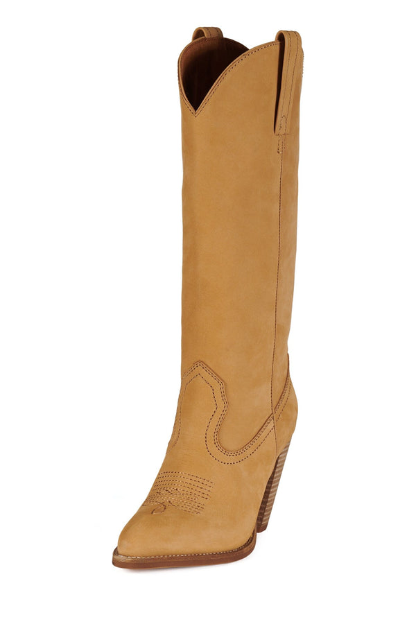 Jeffrey Campbell BULLSEYE Knee-High Boot Camel Nubuck