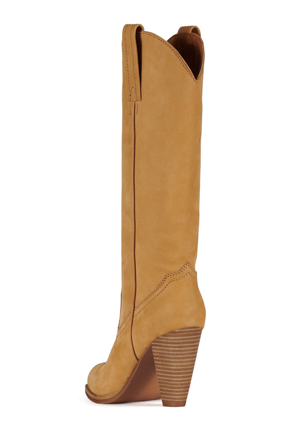 Jeffrey Campbell BULLSEYE Knee-High Boot Camel Nubuck