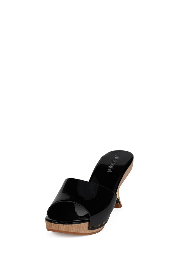 Jeffrey Campbell CAMMIE Platform Sandal Black Patent