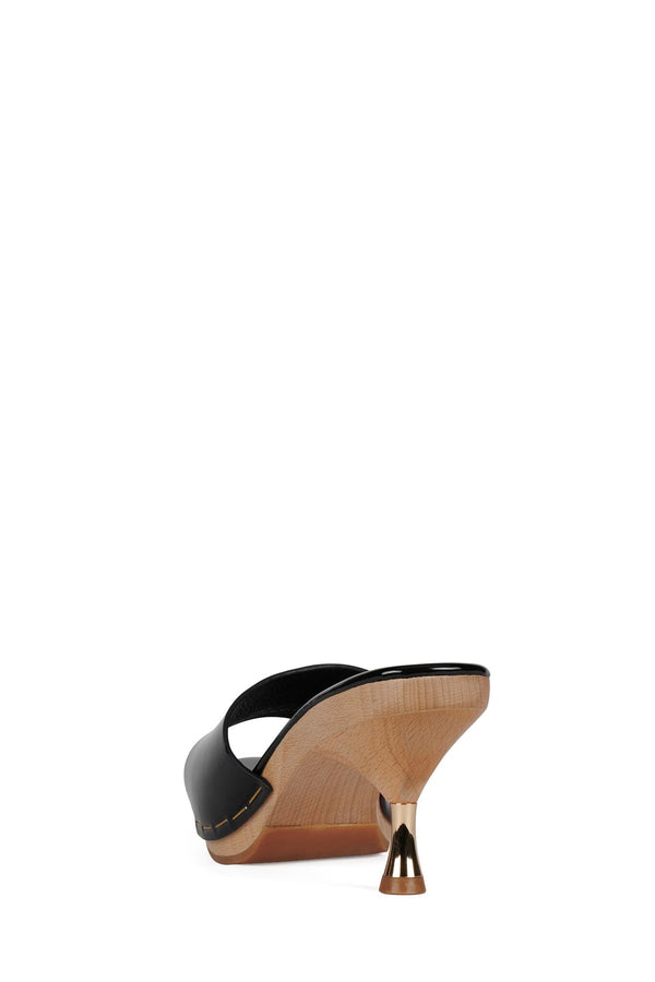 Jeffrey Campbell CAMMIE Platform Sandal Black Patent