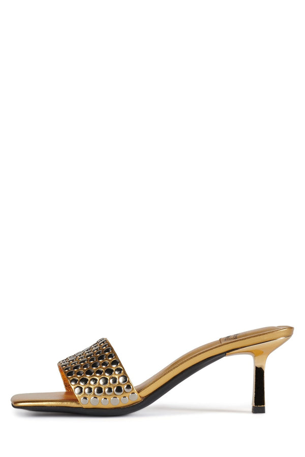 jeffrey campbell CAPTURE-NT Heeled Sandal Gold Silver