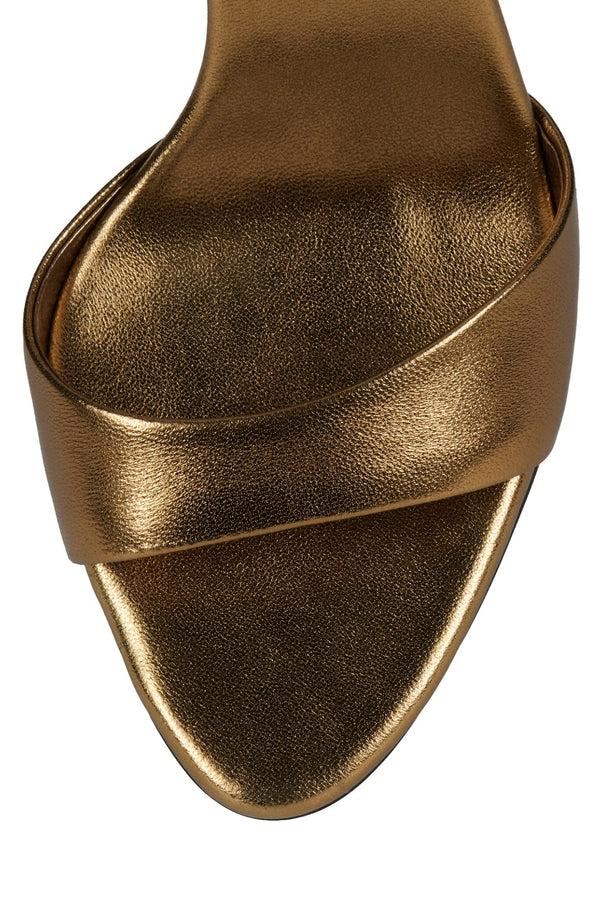 Jeffrey Campbell CE-SOIRE Heeled Sandal Bronze Metallic