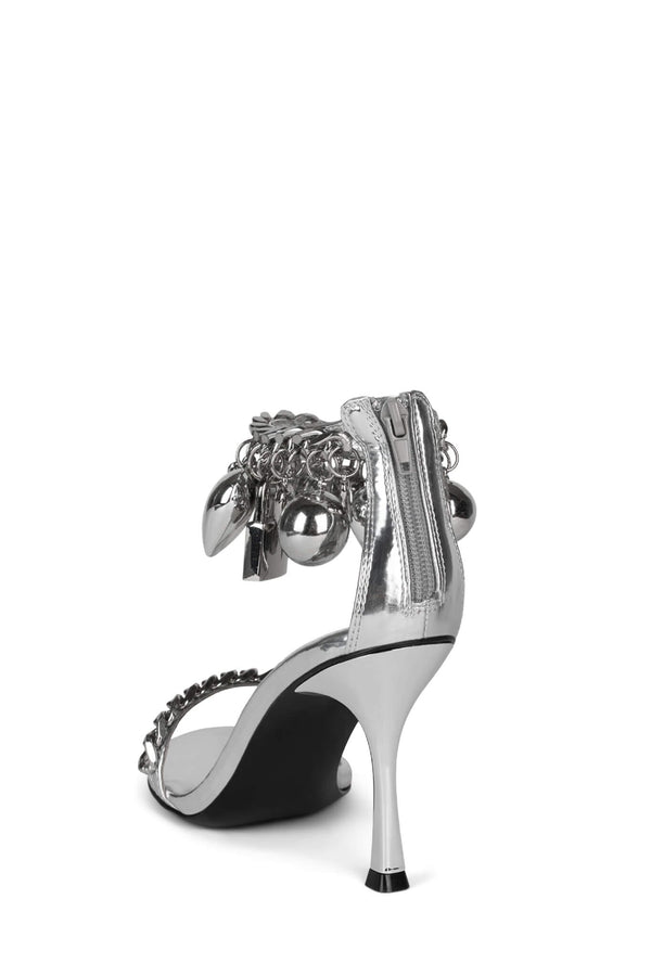 Jeffrey Campbell CHARMZ-CH Heeled Sandal Silver Silver