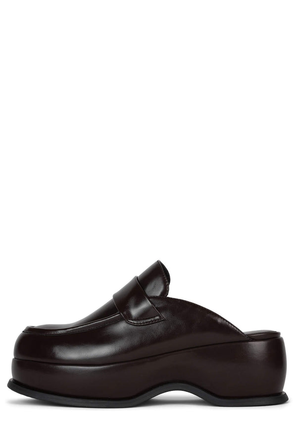 jeffrey campbell CITY-BOY Platform Loafer Brown Shiny
