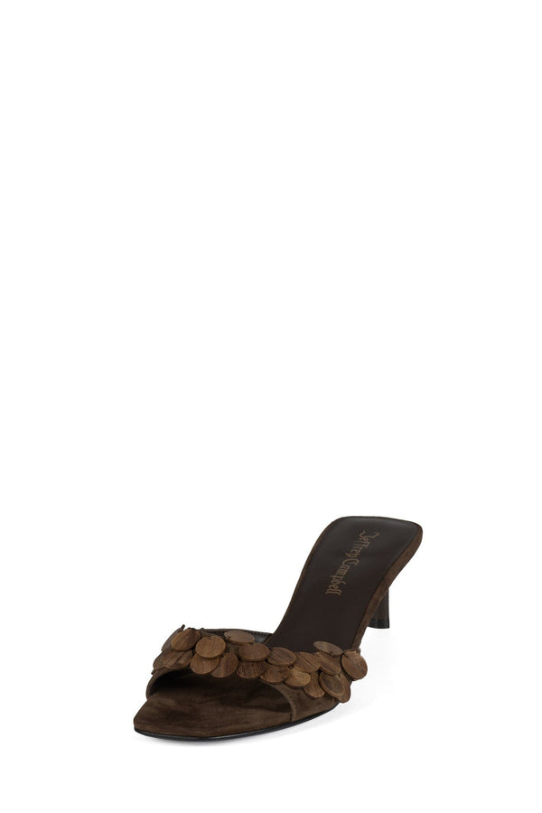 Jeffrey Campbell COCOA-SH Heeled Sandal Espresso Suede Combo