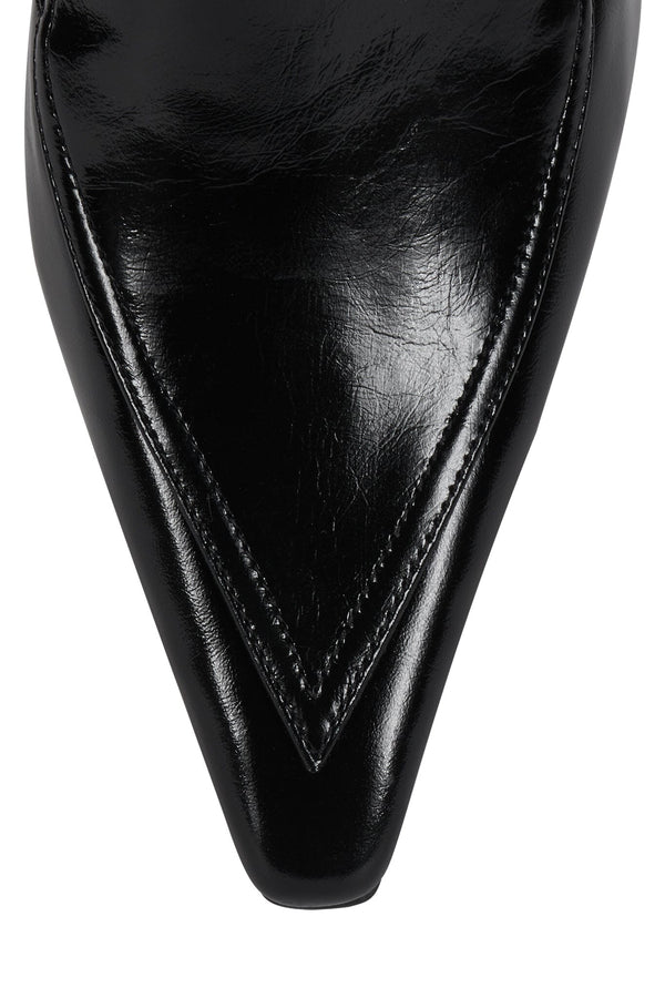 Jeffrey Campbell COLLOQUIAL Slingback Heel Black Crinkle