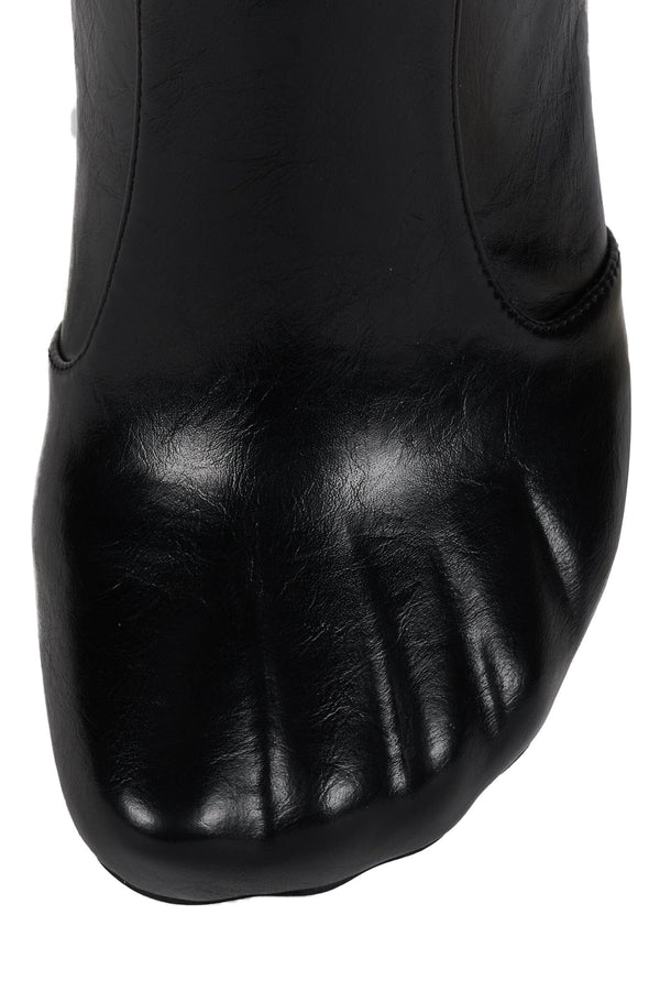 Jeffrey Campbell CONFORM-K Knee-High Boot Black Suede