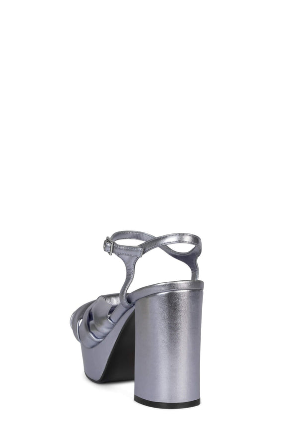 Jeffrey Campbell DALIDA Platform Sandal Light Blue Metallic