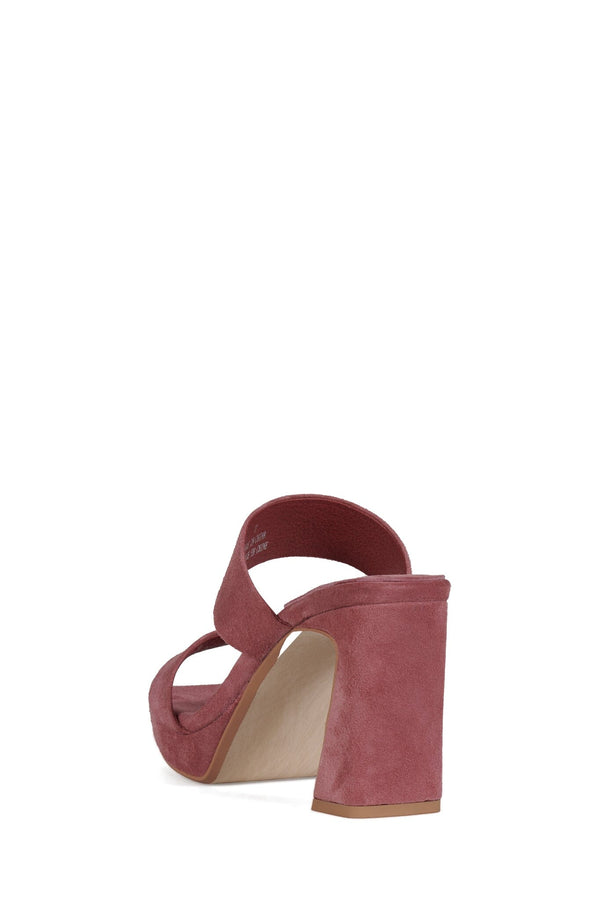 Jeffrey Campbell DANITY-NB Platform Sandal Dusty Rose Suede