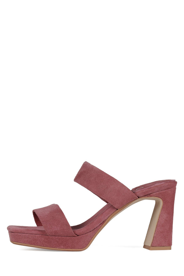 jeffrey campbell DANITY-NB Platform Sandal Dusty Rose Suede