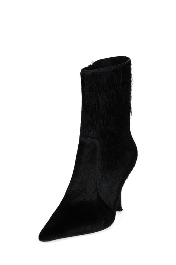 Jeffrey Campbell DARING-F Ankle Boot Black Long Hair