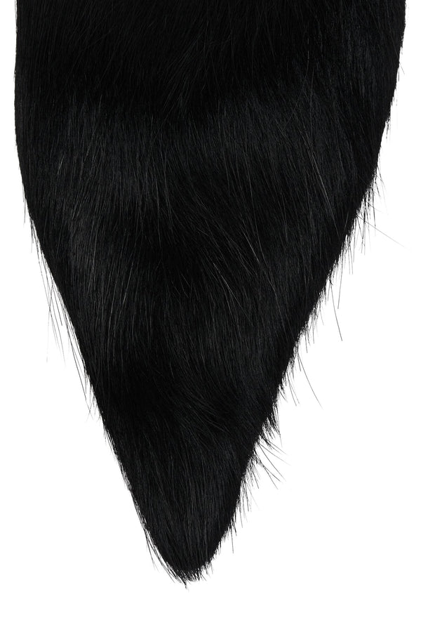 Jeffrey Campbell DARING-F Ankle Boot Black Long Hair