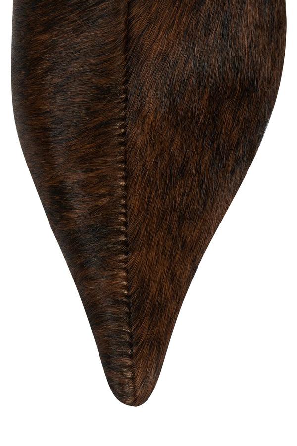 Jeffrey Campbell DARLING-3F Knee-High Boot Black Brown