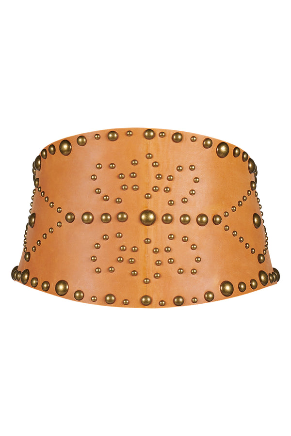 jeffrey campbell DUTTON BELT Belt Orange Distressed Bronze