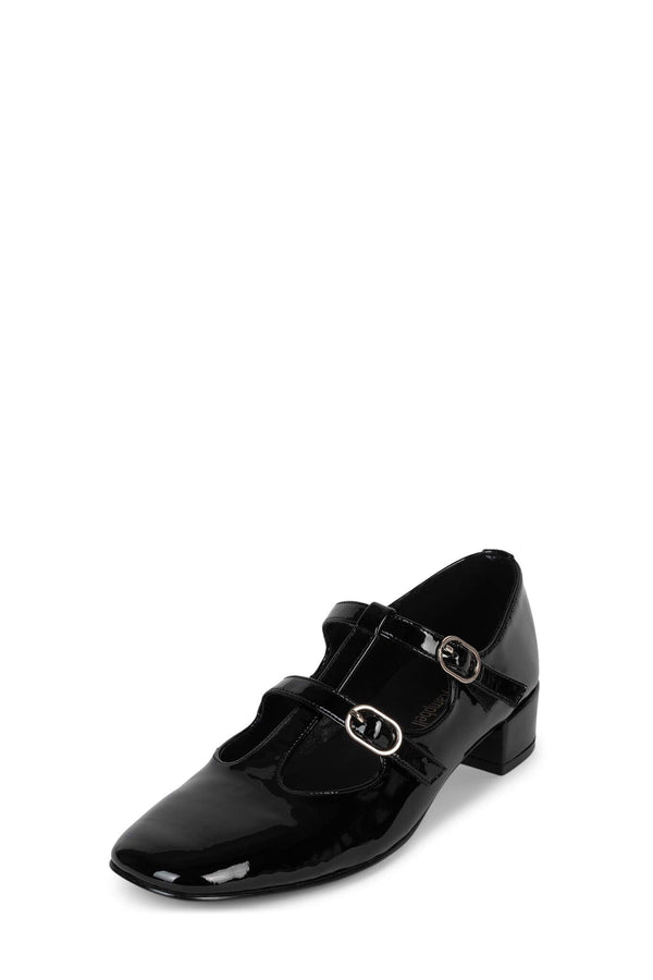 Jeffrey Campbell FILMSTAR Mary-Jane Black Patent Gold