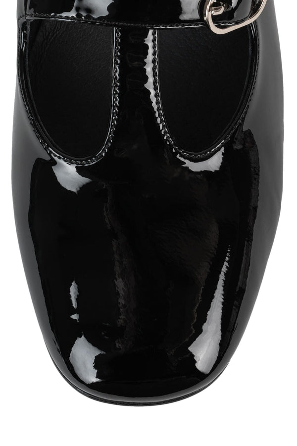 Jeffrey Campbell FILMSTAR Mary-Jane Black Patent Gold