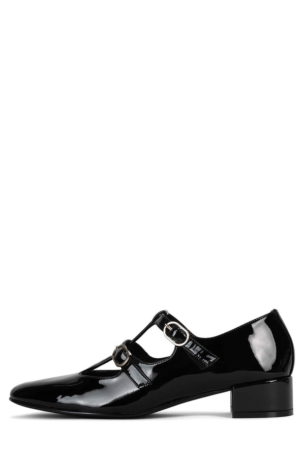 jeffrey campbell FILMSTAR Mary-Jane Black Patent Gold