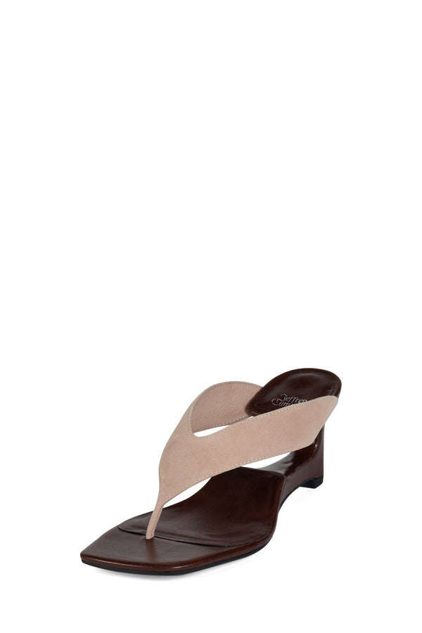 Jeffrey Campbell FLIP-SIDE Thong Sandal Dusty Lavender Suede
