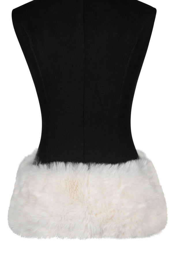 Jeffrey Campbell FURWUT BELT Belt Cream Brown Combo