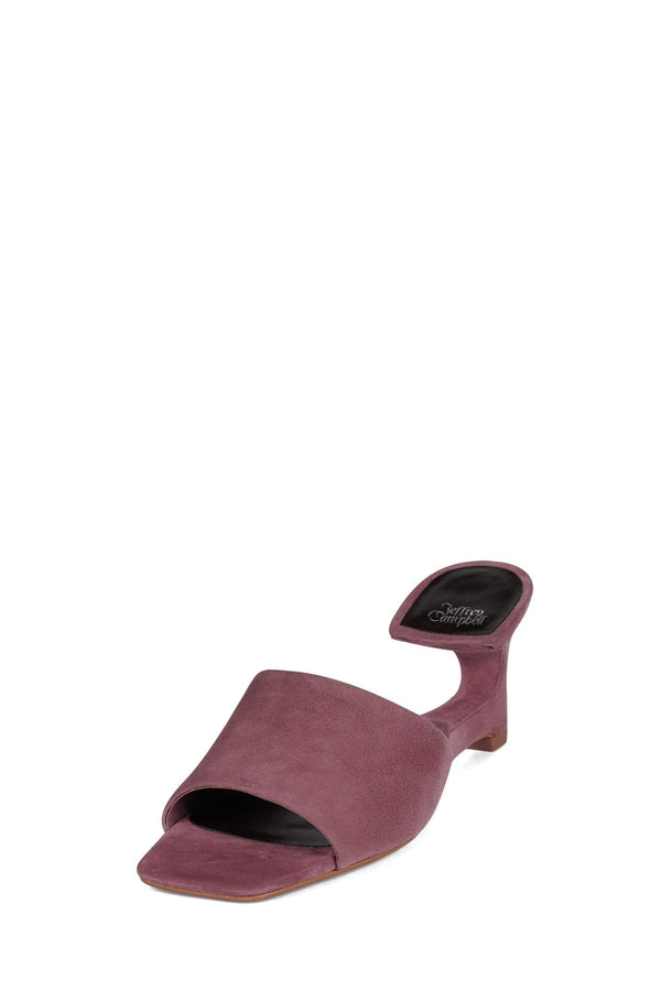 Jeffrey Campbell HEELS-UP Wedge Sandal Dusty Rose Suede