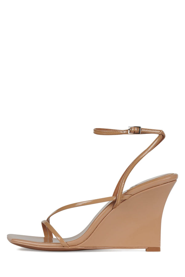 jeffrey campbell HIGHLIGHT Wedge Sandal Natural Patent