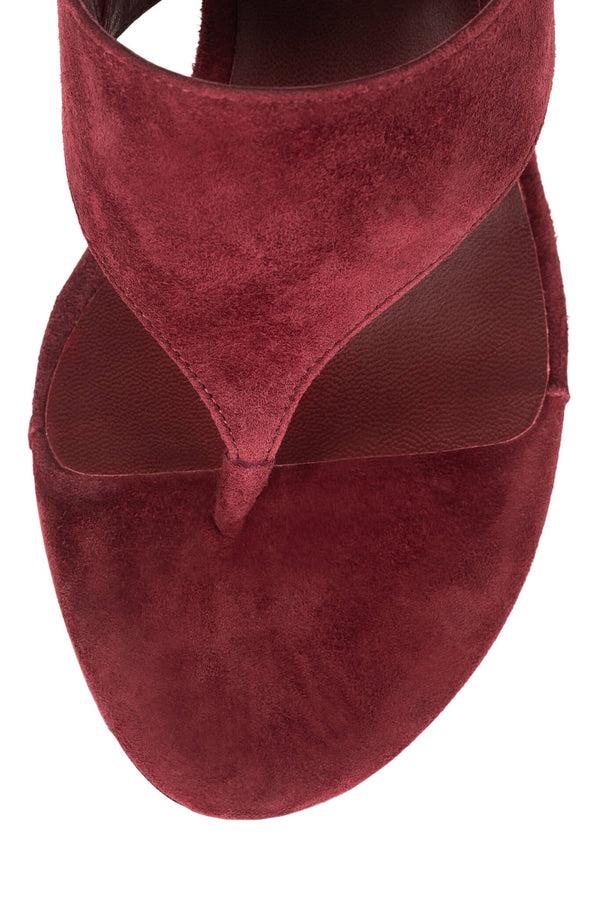 Jeffrey Campbell I-DARE-U Heeled Sandal Dusty Berry Suede