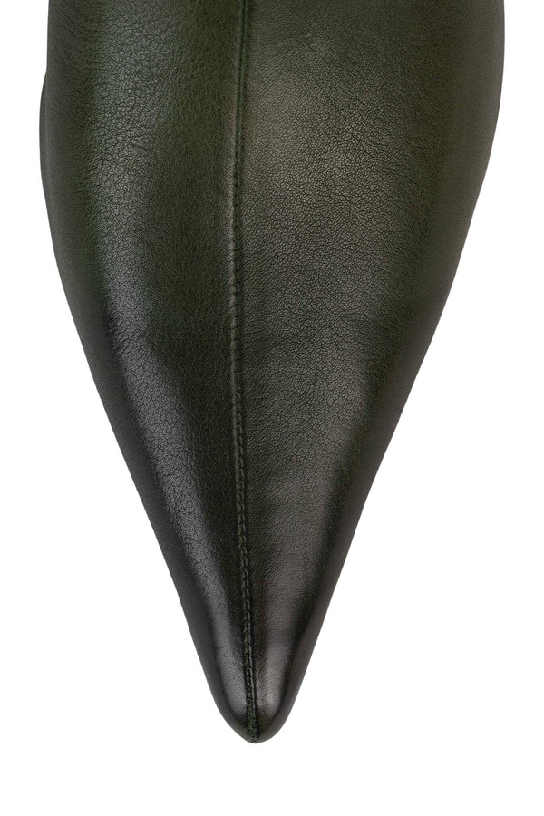 Jeffrey Campbell INSEAM Ankle Boot Black Distressed