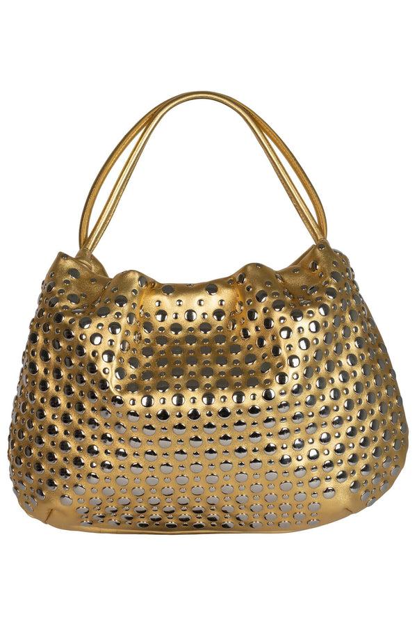 jeffrey campbell A-BRAT Bag Gold Silver
