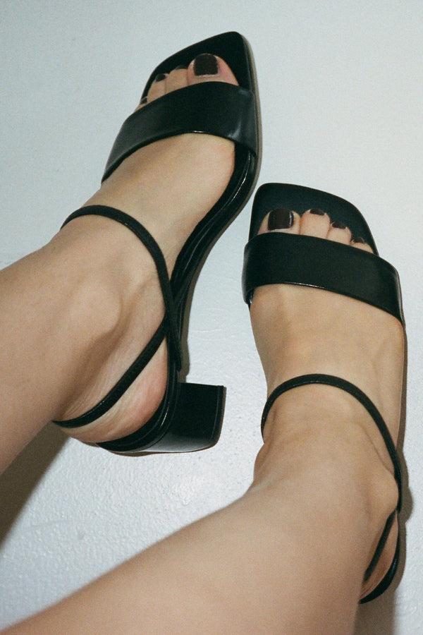 Jeffrey Campbell ADAPT Heeled Sandal Black