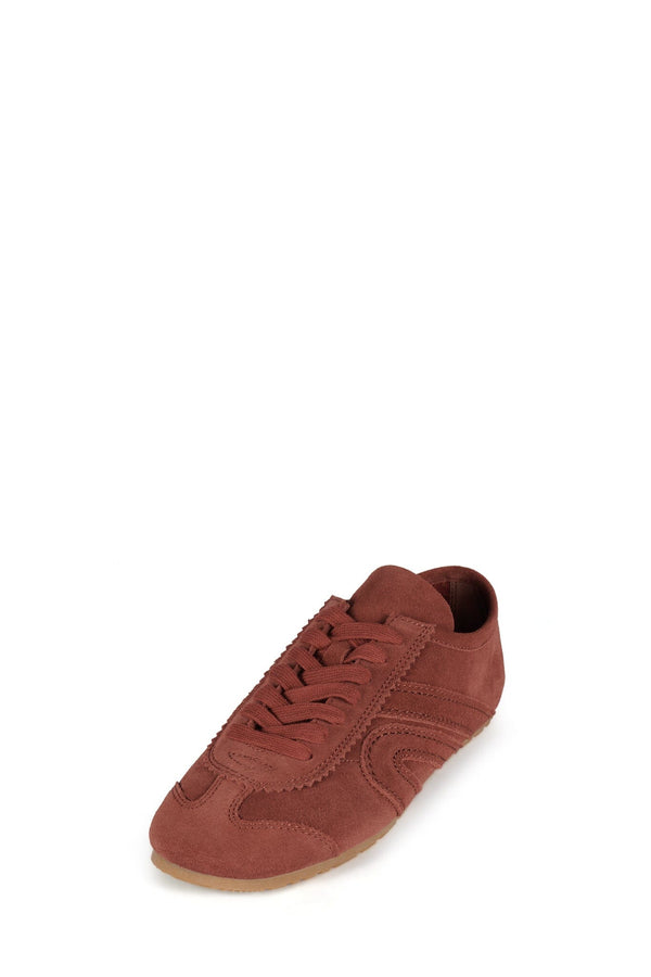 Jeffrey Campbell ALETA Sneaker Rusty Red Suede