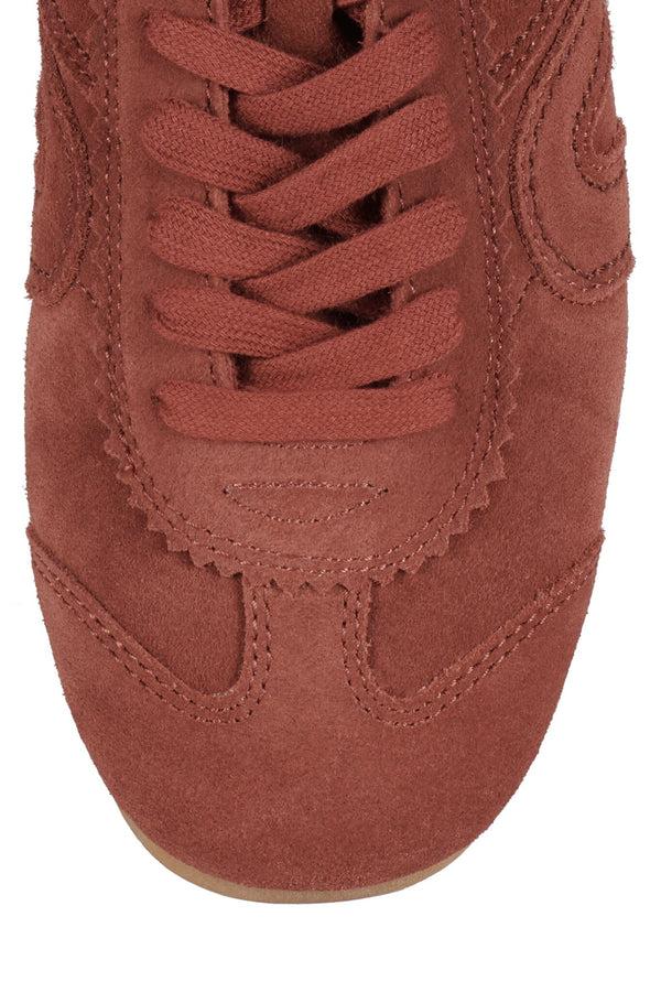 Jeffrey Campbell ALETA Sneaker Rusty Red Suede