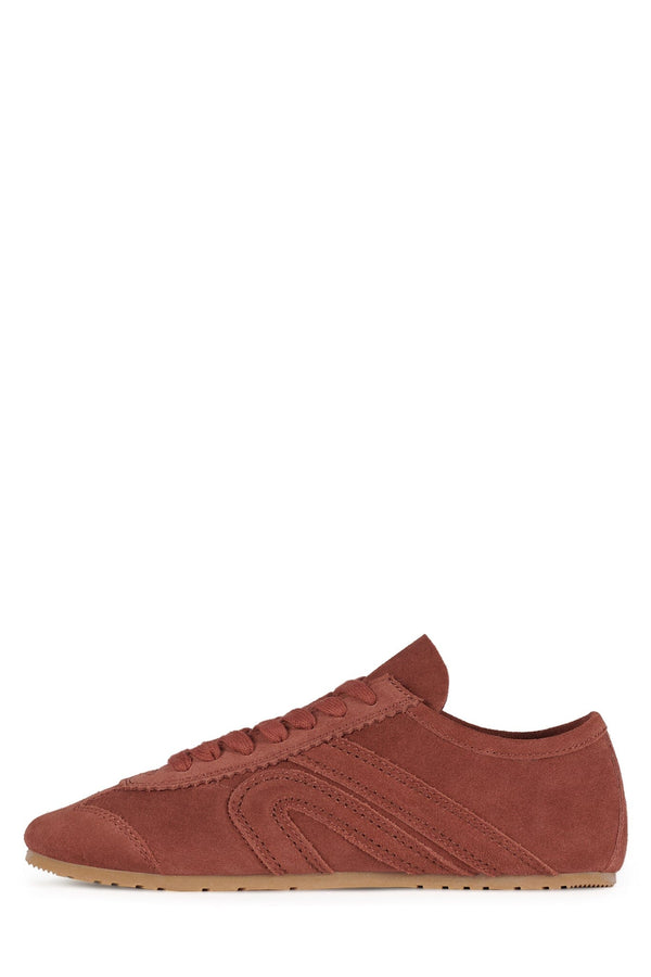 jeffrey campbell ALETA Sneaker Rusty Red Suede