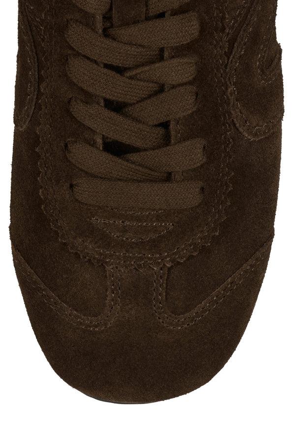 Jeffrey Campbell ALETA Sneaker Sepia Suede