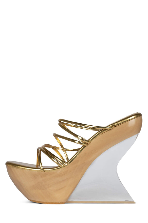 jeffrey campbell ANDROID Platform Sandal Gold
