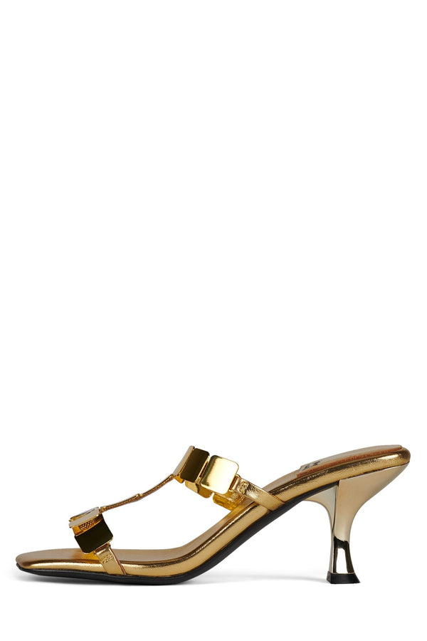 jeffrey campbell ASTARTE Heeled Sandal Gold Gold